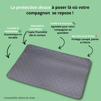 Absorbent pet mat – Leak and odor resistant