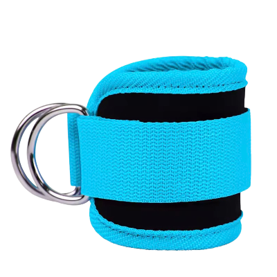 Sangle de cheville et poignet pour poulie bleue