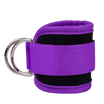 Sangle de cheville et poignet pour poulie violette