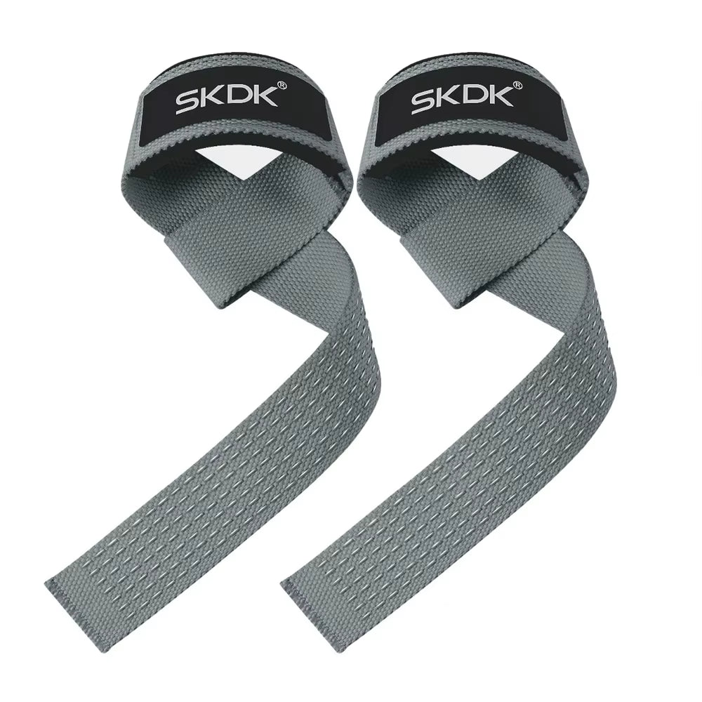 Paire de sangles de tirage musculation grises
